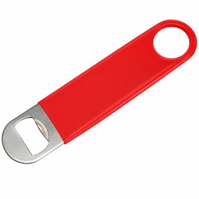 Flaskeåpner bar blade i rød