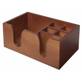 Bar Caddy mørkt tre