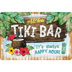 Barskilt Tiki Bar 20x30 cm