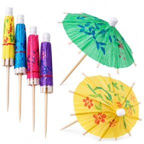 Parasoll blandede farger 144 stk