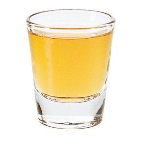 Shotglass whiskey 4,4 cl