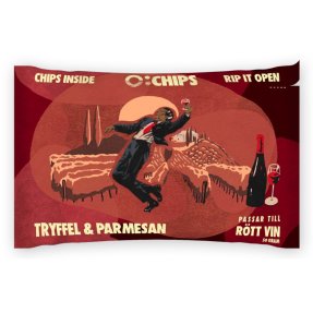 Chips til rødvin - Trøffel, Parmesan 50 g