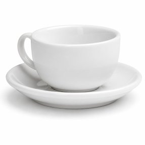 Retro Espressokopp med fat 2-pak