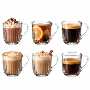 La Rochère Ouessant Kaffeglass med hank 27 cl – 6-pakning
