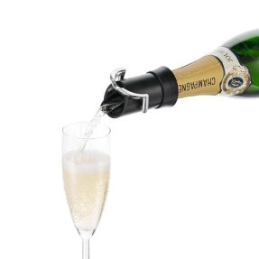 Champagnekork med helletut – Svart