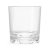 Crystal stablebart plast drikkeglass 25 cl
