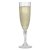 Champagneglas Crystal Effect i skuren plast 4 st