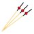 Drinkpinner Bamboo Red 100-pakning