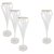 Open Up Champagneglass 20 cl med gullkant 4-pakk Chef & Sommelier