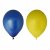 Ballonger blågule i 12-pakning