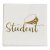 Studentservietter Gull 33 x 33 cm 16-pak