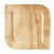 Tallrikar av palmblad Pure kantig 26 cm x 26 cm 25-pack