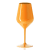Vin / Cocktailglass oransje plast 47 cl