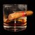 Whiskeyglas Classic med cigarrhållare