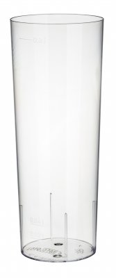 Longdrinkglass i plast, 10-pakning
