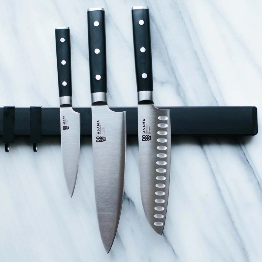 Zoom bilde av Asama knivsett, 3 kniver