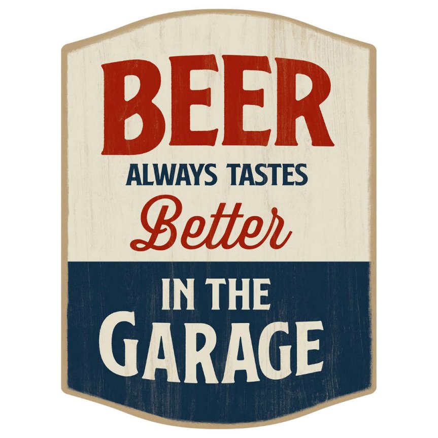 Barskilt Beer Always Tastes Better 30x40 cm