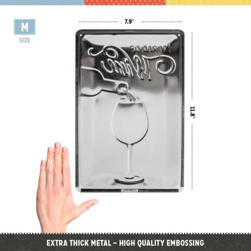 Barskilt World of Wine 20x30 cm