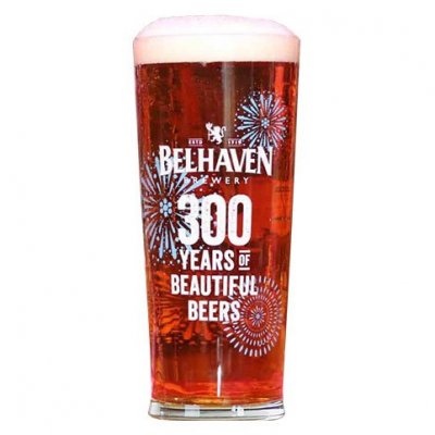Belhaven 300 år ölglas pintglas