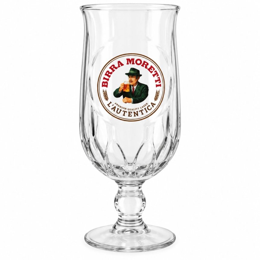 Zoom bilde av Birra Moretti ølglass 40 cl