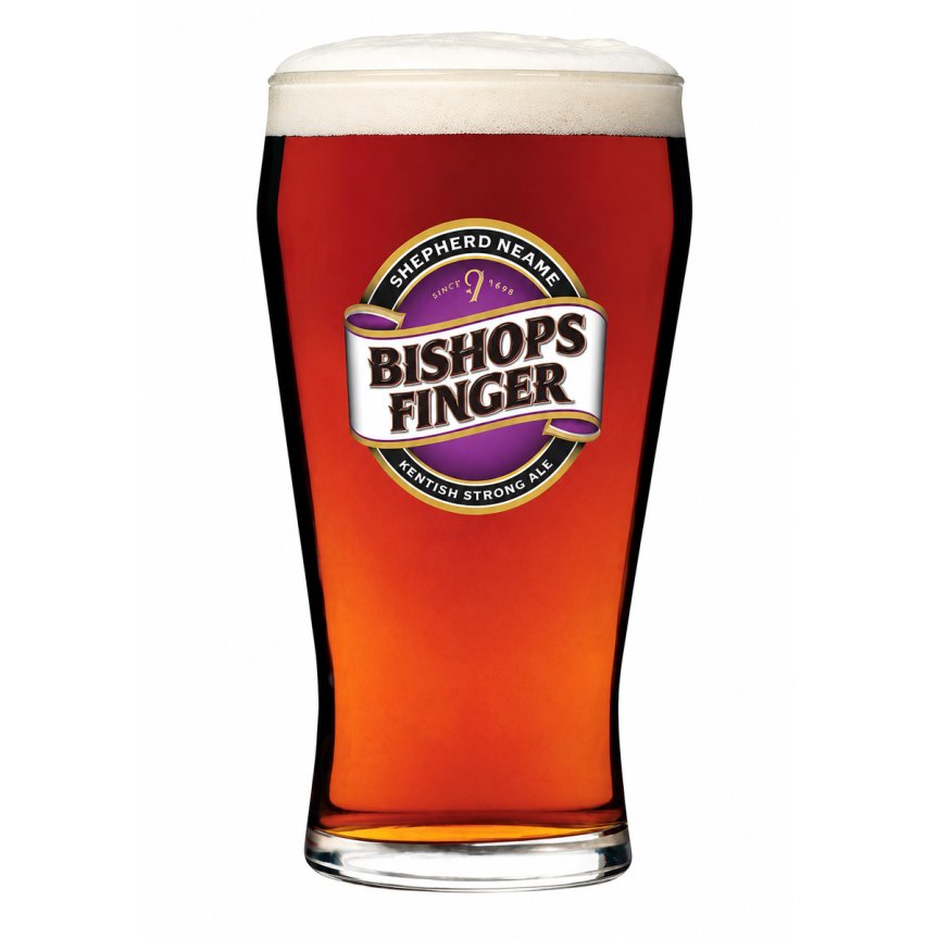 Zoom bilde av Bishops Finger ølglass, pint