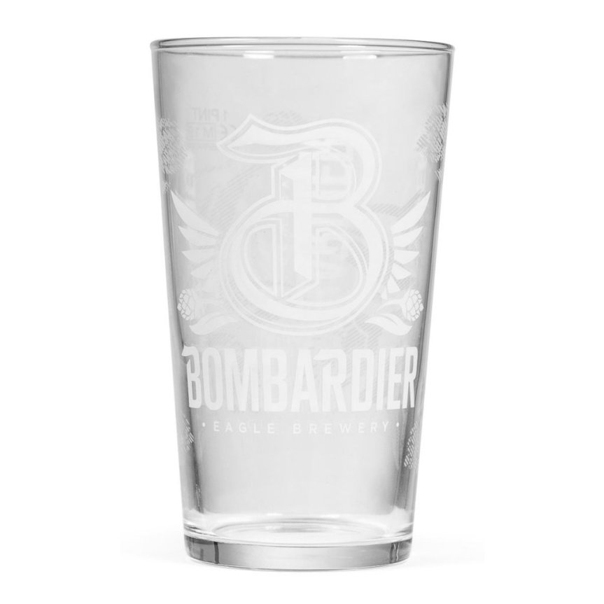Bombardier ølglass US Pint