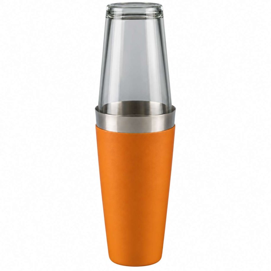Zoom bilde av Bostonshaker oransje med shakerglass