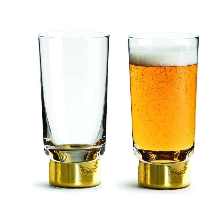 Club ölglas guld 2-pack Sagaform