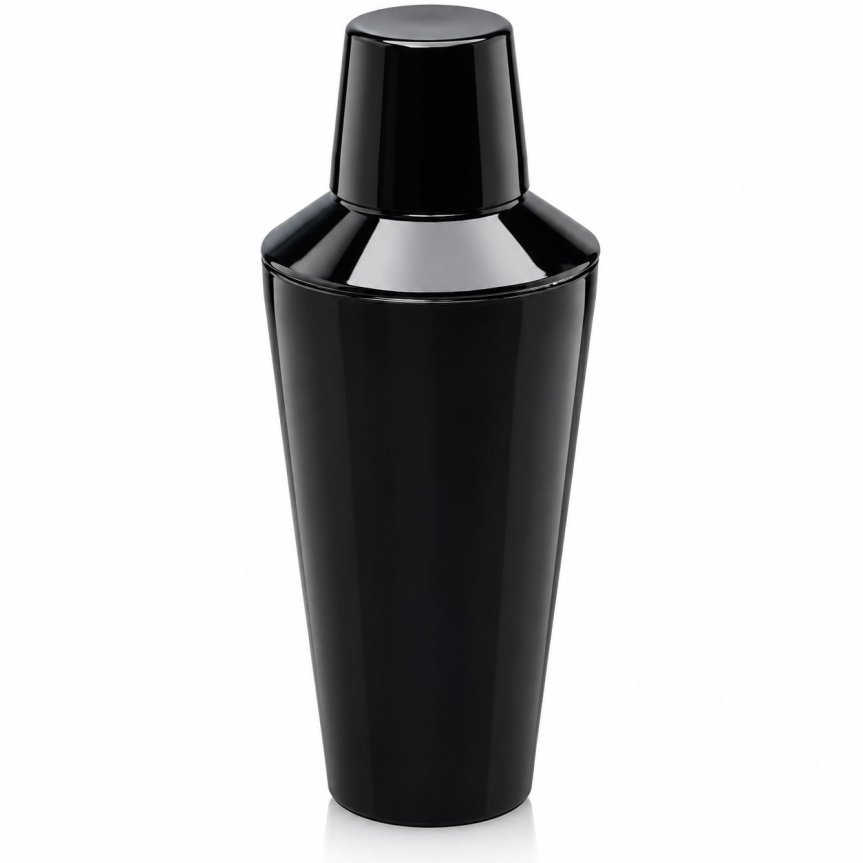 Zoom bilde av Tredelt cocktailshaker i plast, sort