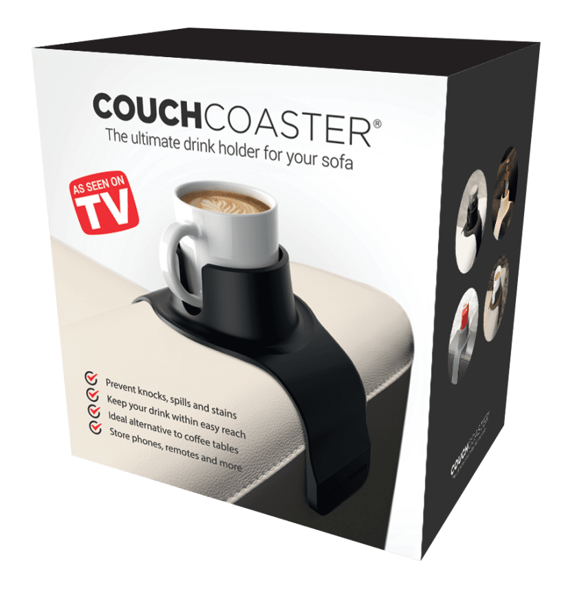 Couch Coaster drinkunderlag svart