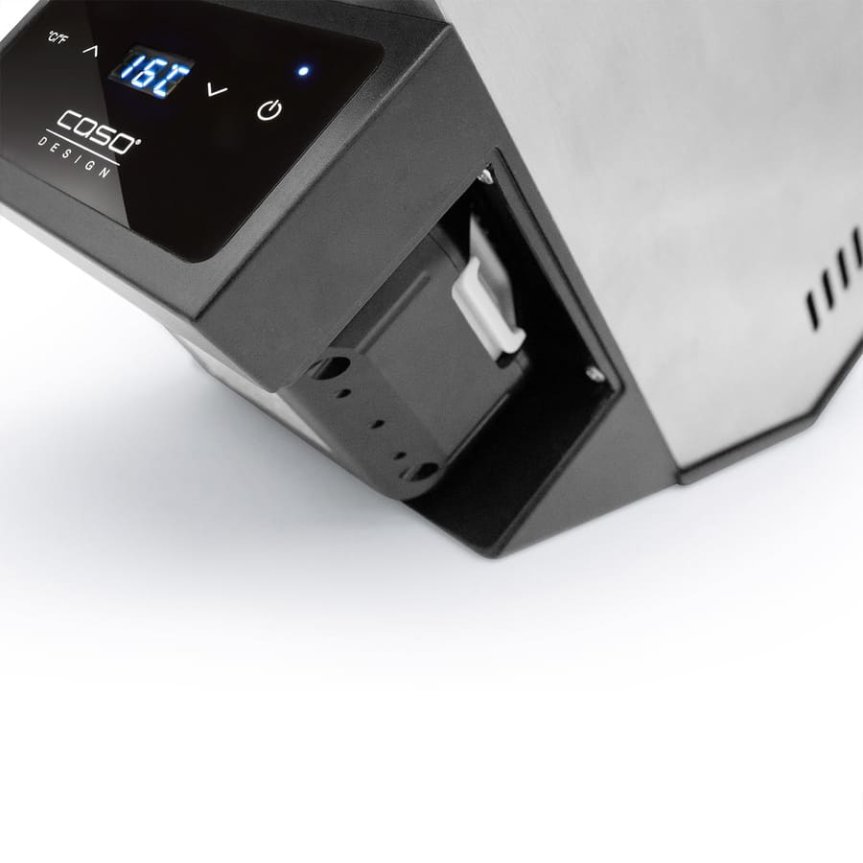 Zoom bilde av Caso WineCase Deluxe Inox Batteridrevet