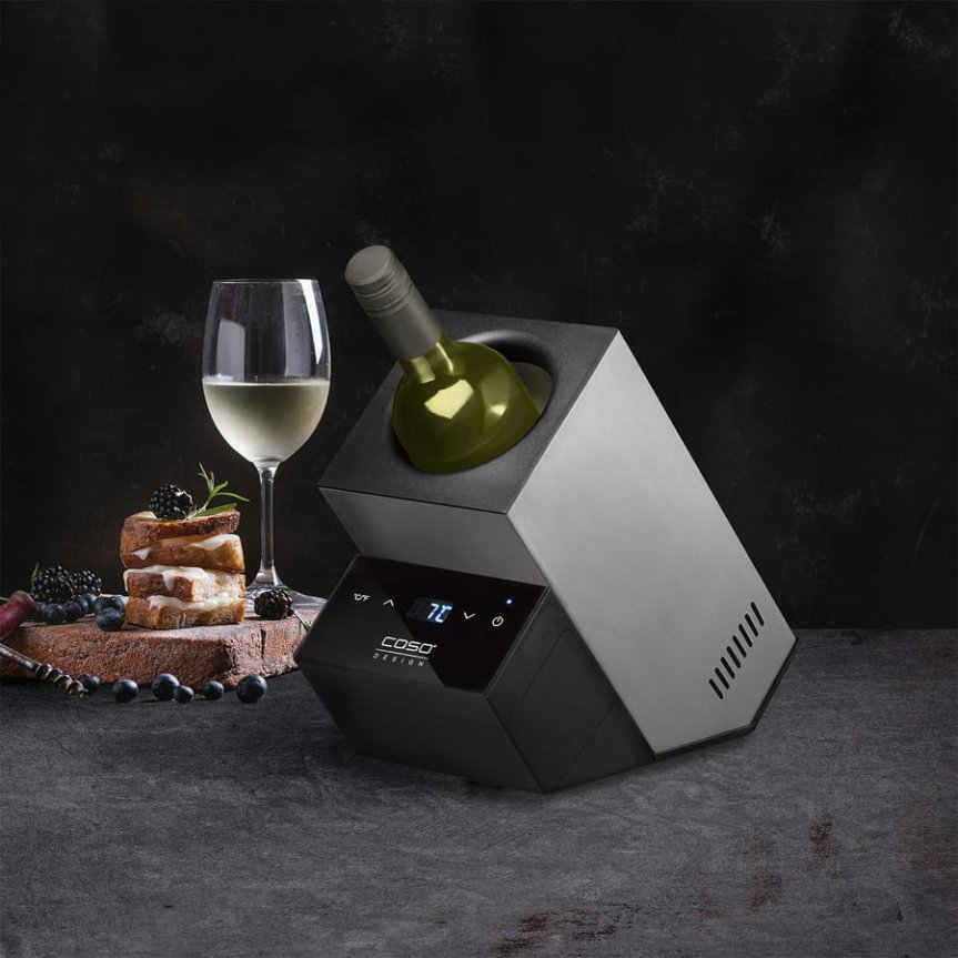 Zoom bilde av Caso WineCase Deluxe Inox Batteridrevet