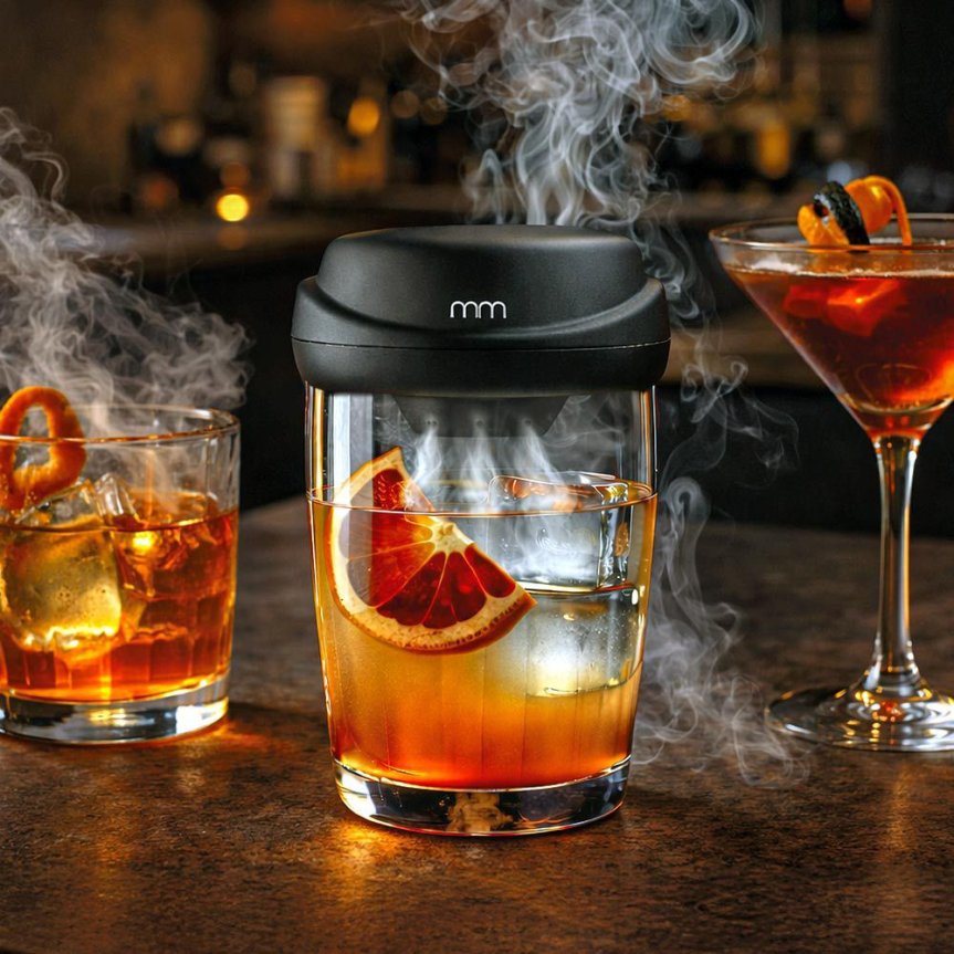 Elektrisk cocktail smoker – oppladbar