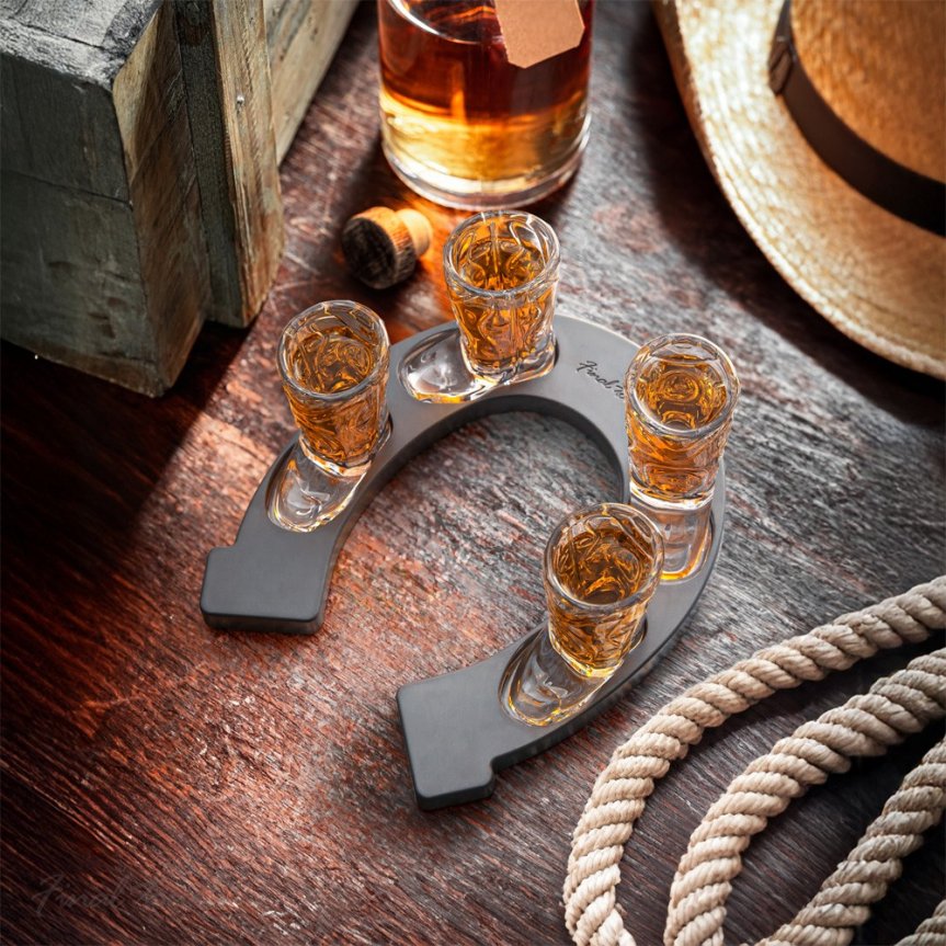 Zoom bilde av Ville vesten shotglass-sett 3 cl