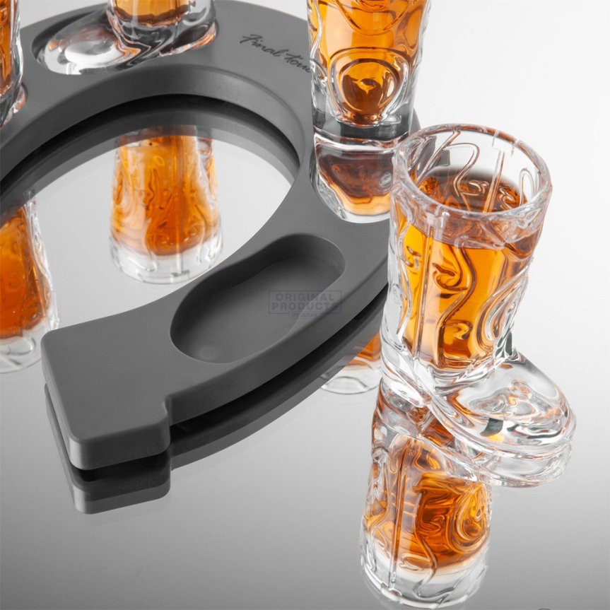 Zoom bilde av Ville vesten shotglass-sett 3 cl