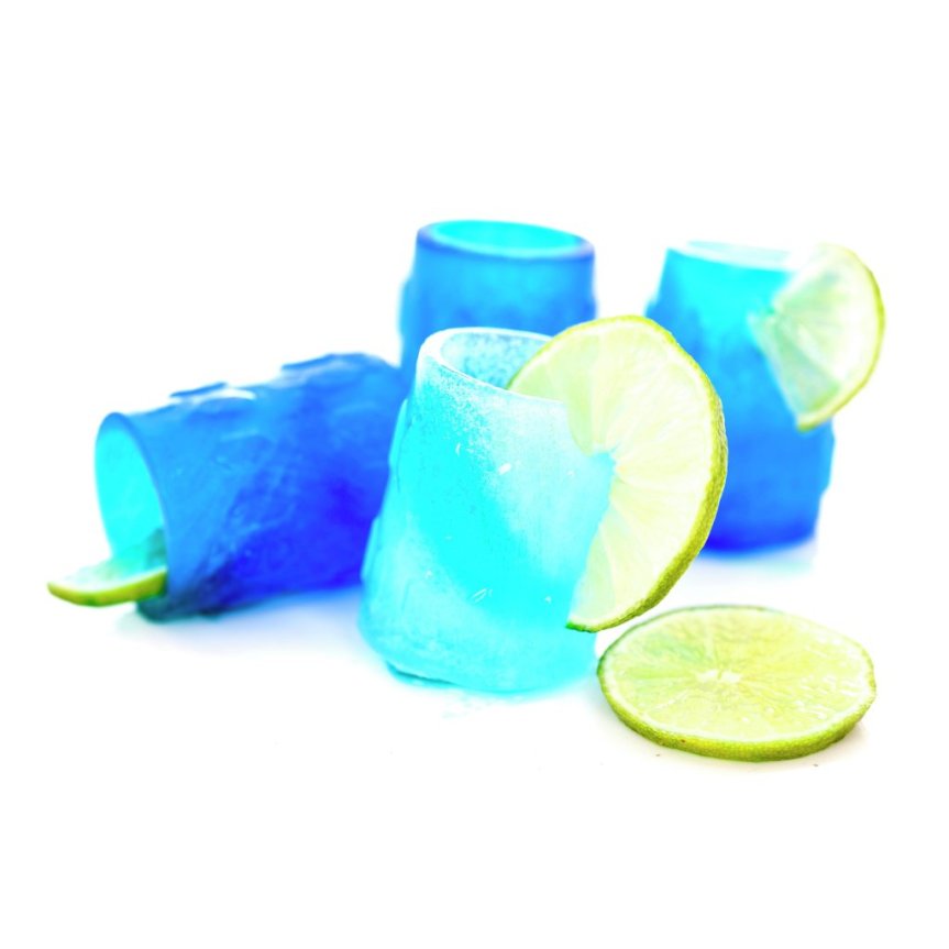 Funny isbitform shotglas svart