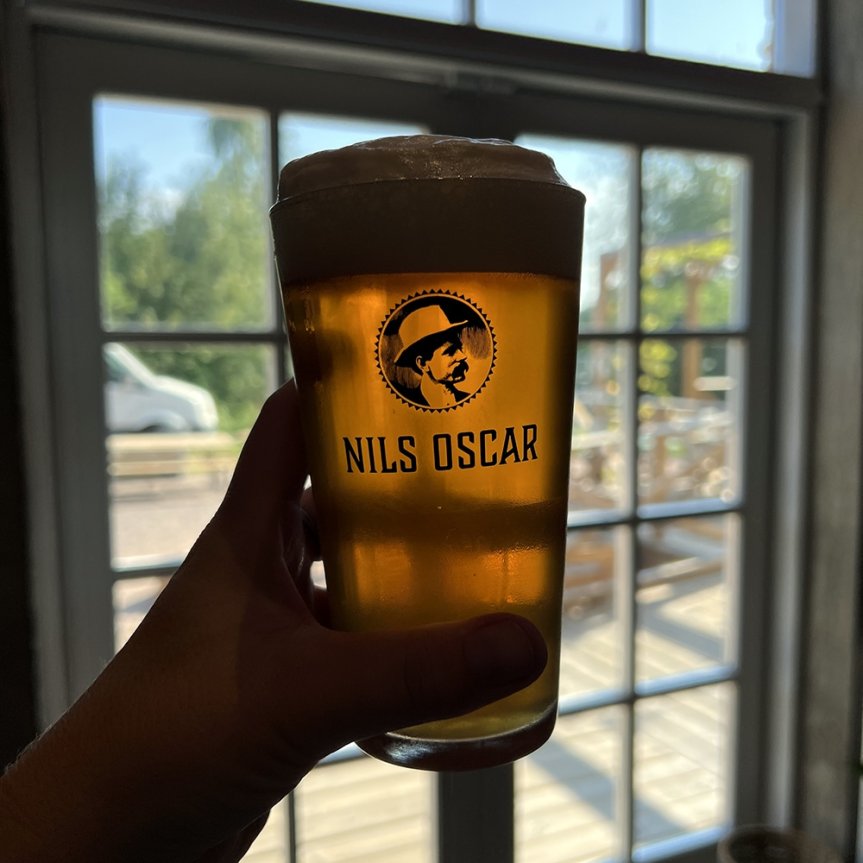 Nils Oscar ølglass 47 cl
