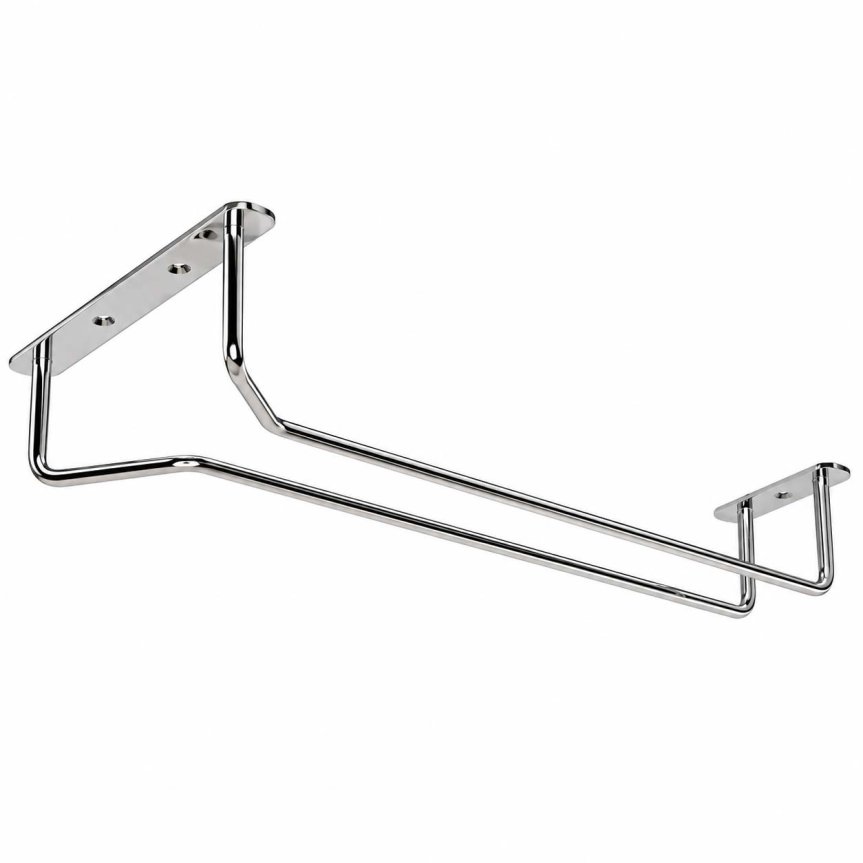 Zoom bilde av Glasstativ i krom for oppheng 40 cm, 2-pakning