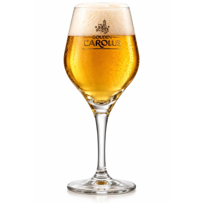 Zoom bilde av Gouden Carolus ølglass på fot