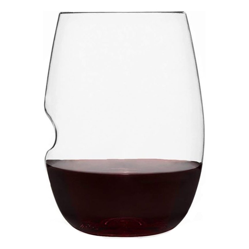 Govino rødvinsglass i plast 4-pakning
