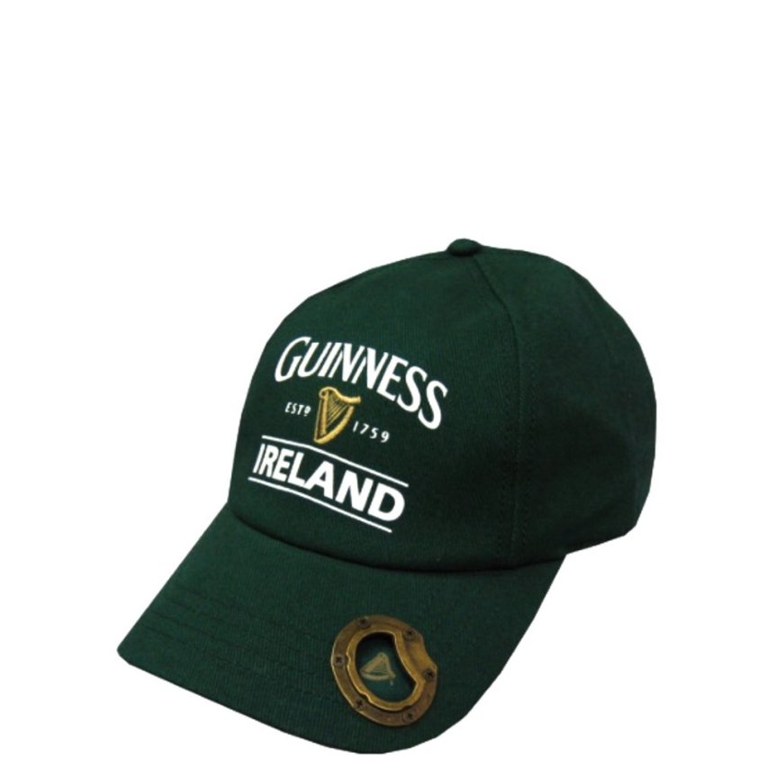 Guinness keps med öppnare, grön