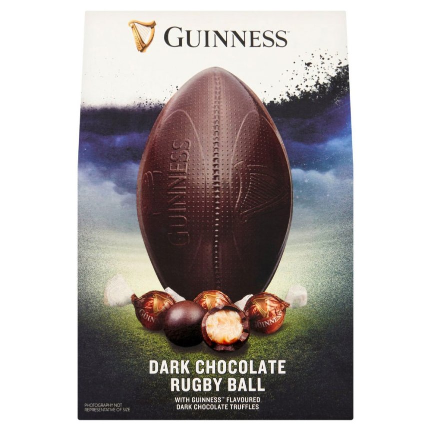Guinness Rugby ball påskeegg og praliner
