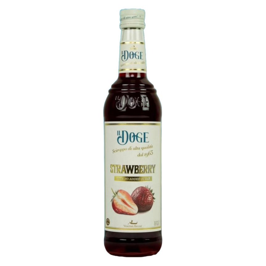 Il Doge Jordbær Sukkerfri Sirup 70 cl