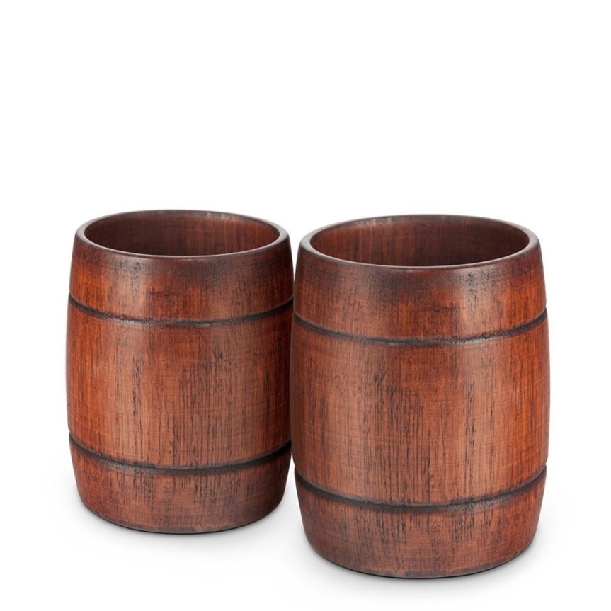 Wood Barrel tumblerglass 35 cl 2-pakning