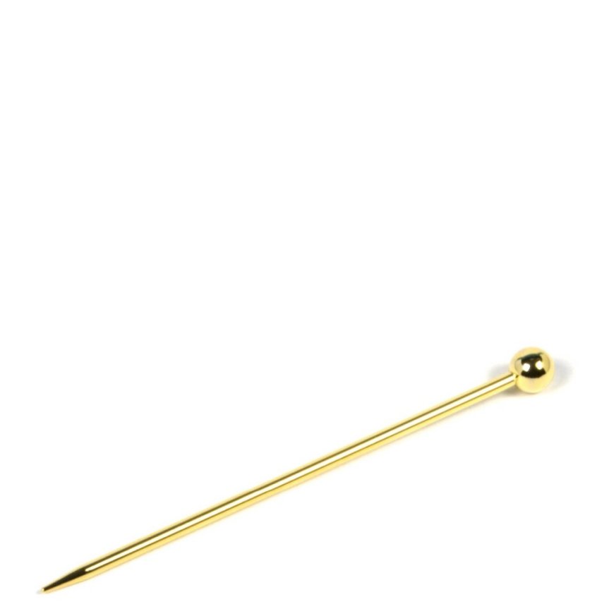 Drinkpinne guld guldpläterad cocktailpinne cocktail stick