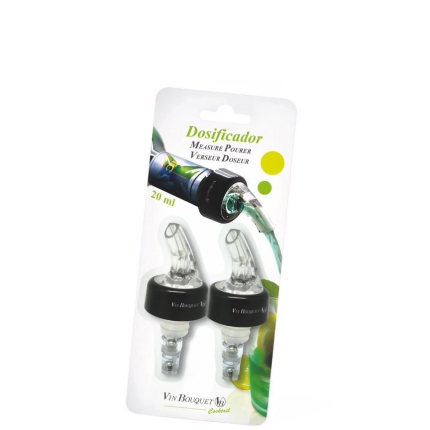 Doserende dryppkork 2 cl, 2-pakning