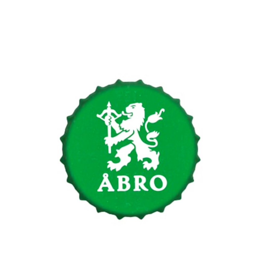 Väggskylt i metall Åbro