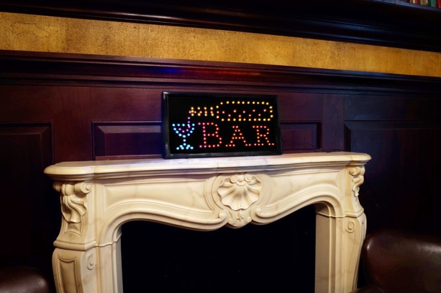 Ledskylt bar