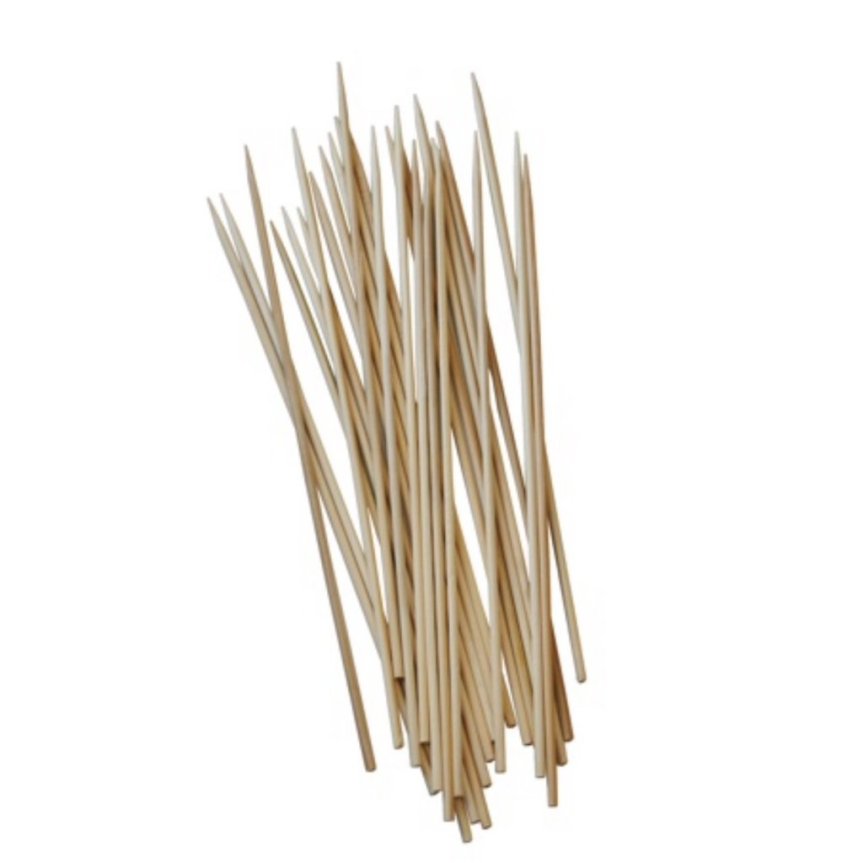 Zoom bilde av Grillspett i trä wooden barbecue stick