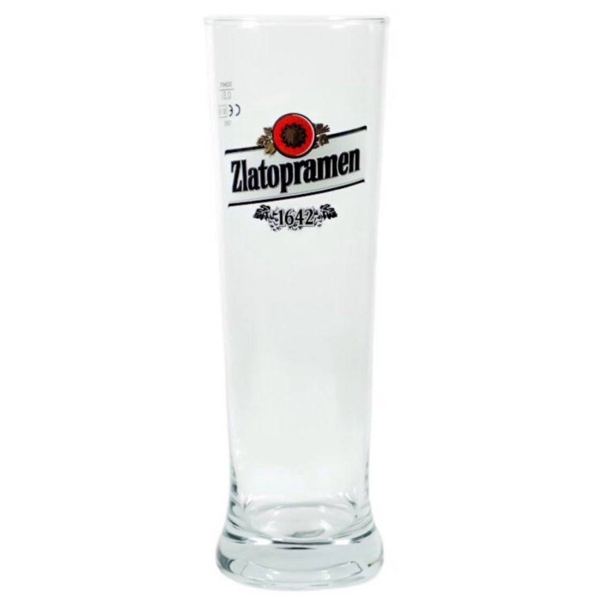 Zlatopramen ölglas 50 cl beer glass
